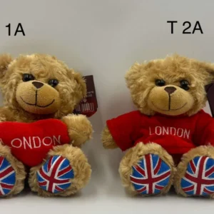 392-ANS-T2 London Teddy Bear with Union Jack Feet