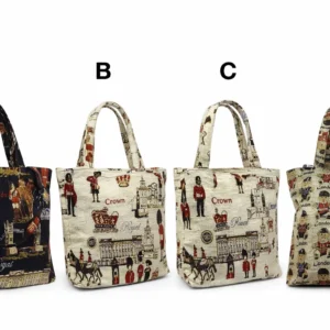 477-ANS-910 London Royal Heritage Fabric Shoulder Bag