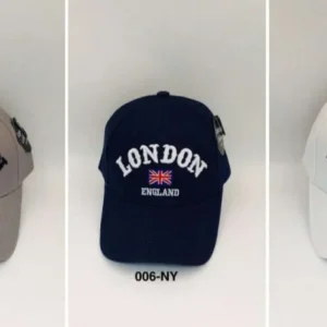 587-ANS-CAP-006 London Union Jack Embroidered Baseball Cap