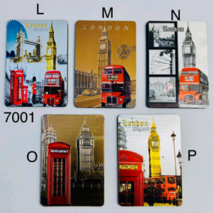 292-ANS-7001-B London Landmarks Wooden Fridge Magnet