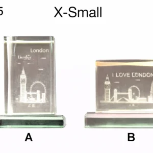 ANS-AC65 X-Small London Crystal Block Ornament