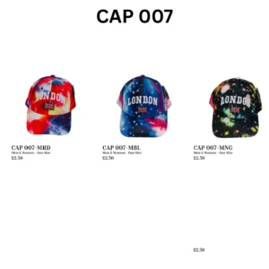 ANS-CAP-007 London Galaxy Print Baseball Cap