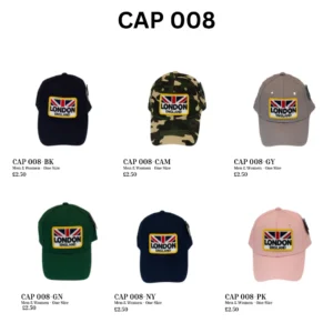 ANS-CAP-008 London England Patch Baseball Cap