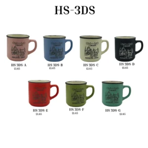 ANS-HS-3DS Historical London Enamel Mug Collection