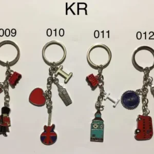ANS-KR01D London Icon Multi-Charm Keyring Set