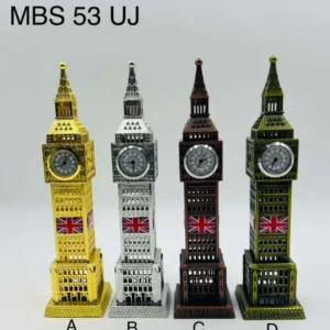 334-ANS-MBS-53-UJ Big Ben Metal Clock Display Union Jack Design