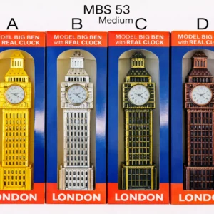 ANS-MBS53 Medium Metal Big Ben Model with Real Clock