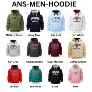 ANS-MEN-HOODIE Men London England Hoodie