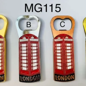 ANS-MG115 London Red Telephone Box Bottle Opener Magnet