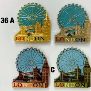 ANS-MG136 London Eye & Big Ben Skyline Magnet