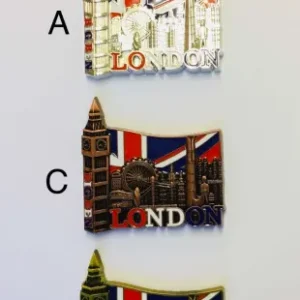 ANS-MM103 London Skyline Flag Metal Magnet