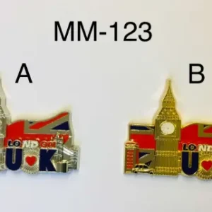 ANS-MM123A London Big Ben UK Flag Magnet