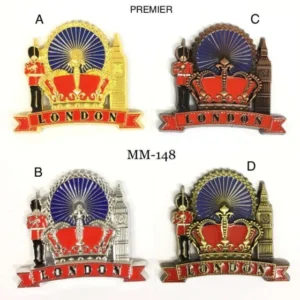 ANS-MM148 London Crown & Royal Guard Magnet