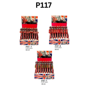 ANS-P117 London Souvenir Metal Keyring Pen