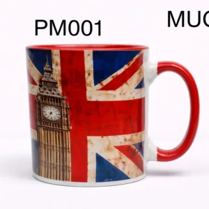 ANS-PM001 London Big Ben Union Jack Ceramic Mug