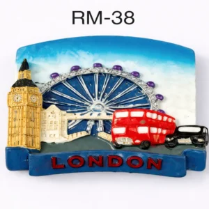 ANS-RM38 London Eye Skyline Resin Magnet