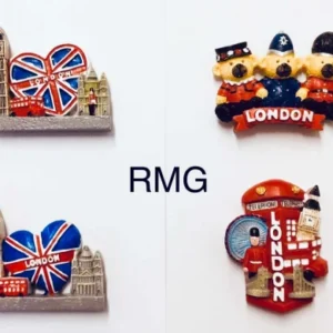 ANS-RMG-C London Character & Landmark Resin Fridge Magnet