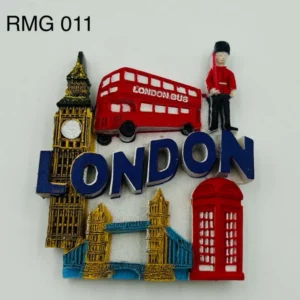 ANS-RMG-D London Icons Collage Resin Fridge Magnet