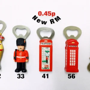 ANS-RMG-NEW-MIX NEW London Souvenir Bottle Opener Magnet
