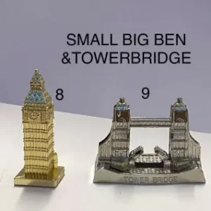 349-ANS-SBBT Small Big Ben and Tower Bridge Metal Display