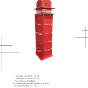 ANS-SDS-01 London Telephone Box Socks Display Stand
