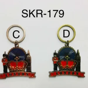 ANS-SKR179 London Royal Crown Landmark Keyring