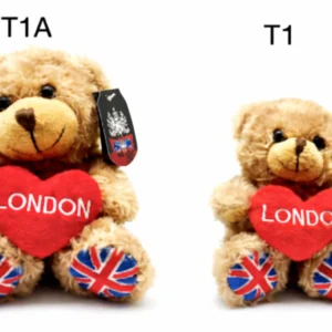 ANS-T1 London Teddy Bear with Heart Souvenir