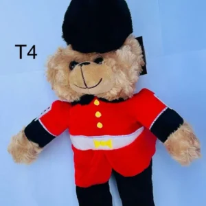 394-ANS-T4 British Guard Teddy Bear Soft Toy