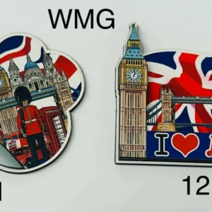 279-ANS-WM-F I Love London Skyline Wooden Magnet