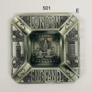 441-ANS-501-E London Landmark Metal Ashtray