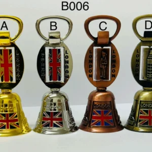449-ANS-B006 London Keyring Bell Metal Souvenir