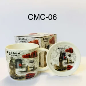 520-ANS-CMC-06 London England Classic Mug & Coaster Set