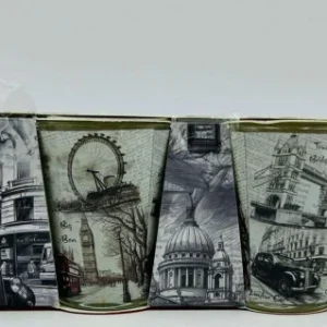 539-ANS-LSG-3 London Vintage Landmark Shot Glass Set