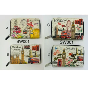 466-ANS-SW001 London Mini Zip Coin Wallet