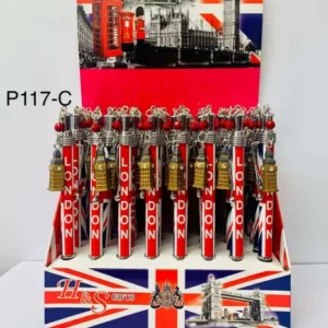 402-ANS-P117-C London Big Ben Keyring Pen Display Set