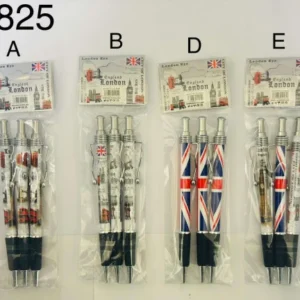 416-ANS-P825 London Souvenir Pen Set – Assorted Designs