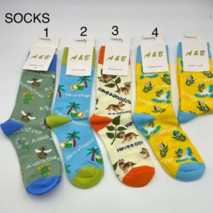 603-ANS-SOCKS-A London Bamboo Pattern Socks