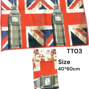 509-ANS-TT03 London Union Jack Big Ben Tea Towel